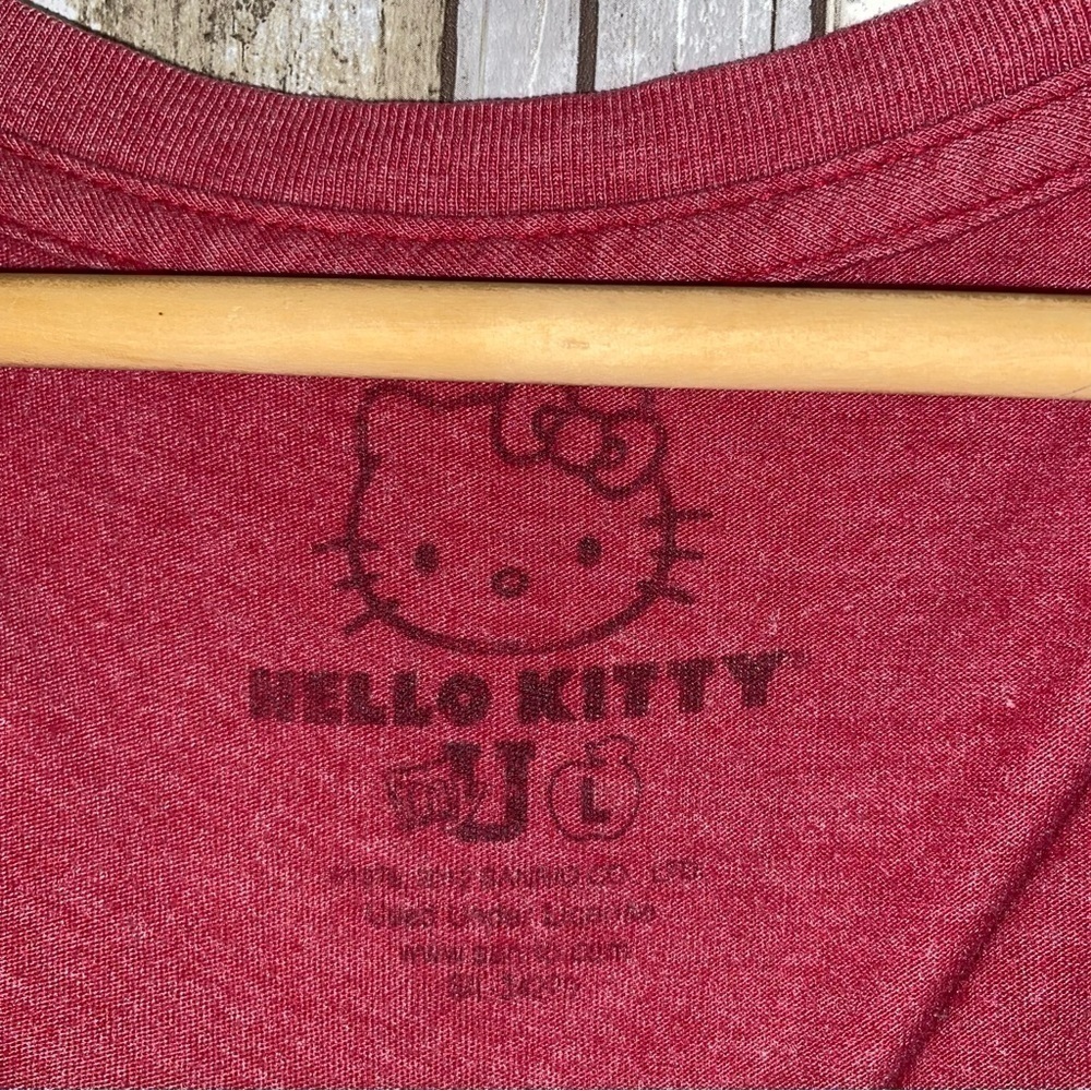Hello Kitty Alabama Crimson Tide Tee Women’s Large Juniors Red Graphic Shirt - Picture 4 of 4